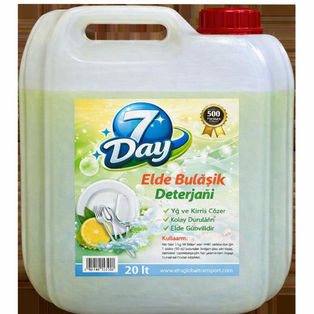 7day elde bulasik deterjani 20 lt