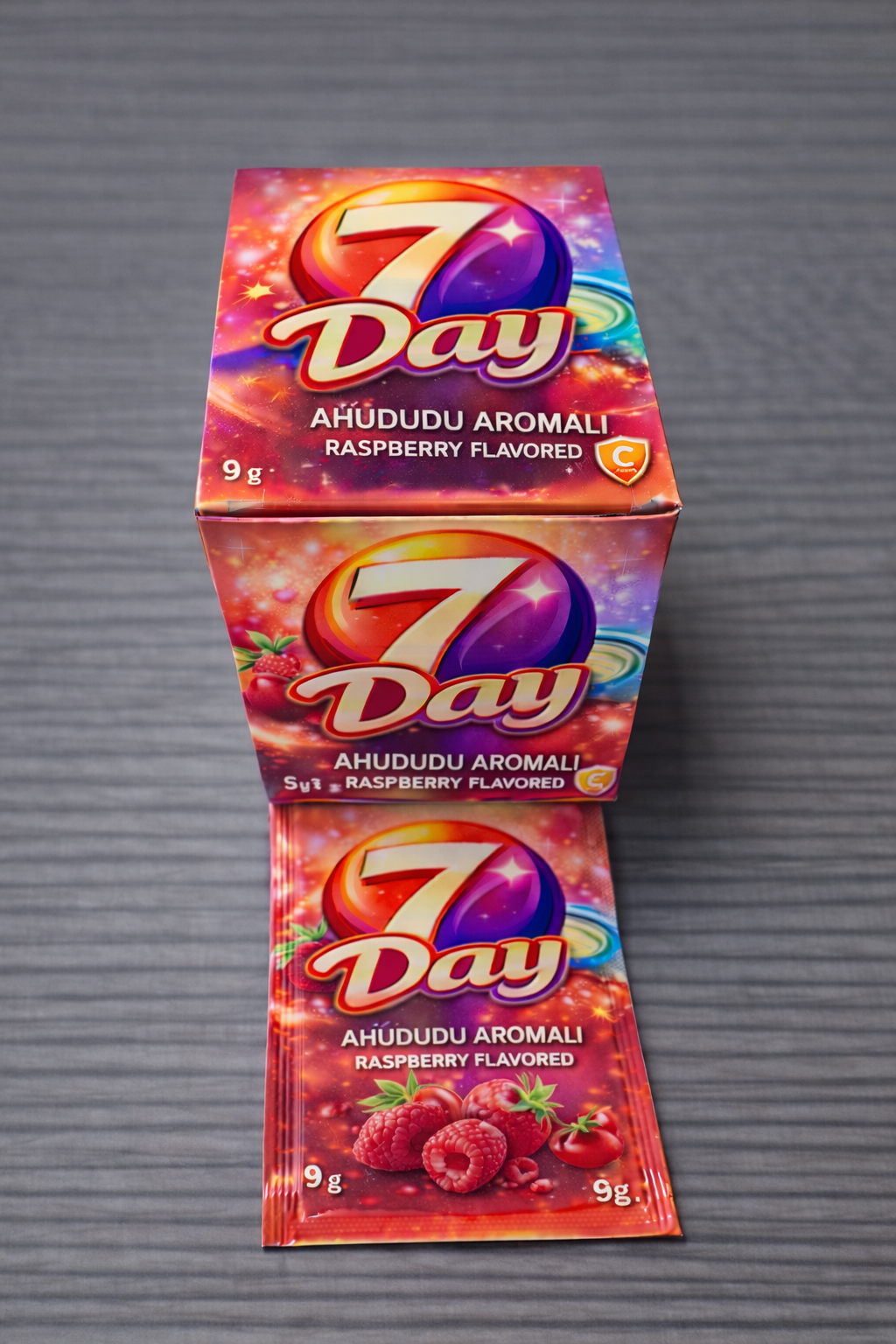 7day aromali toz içecek 9 gr ahududu 576 adet