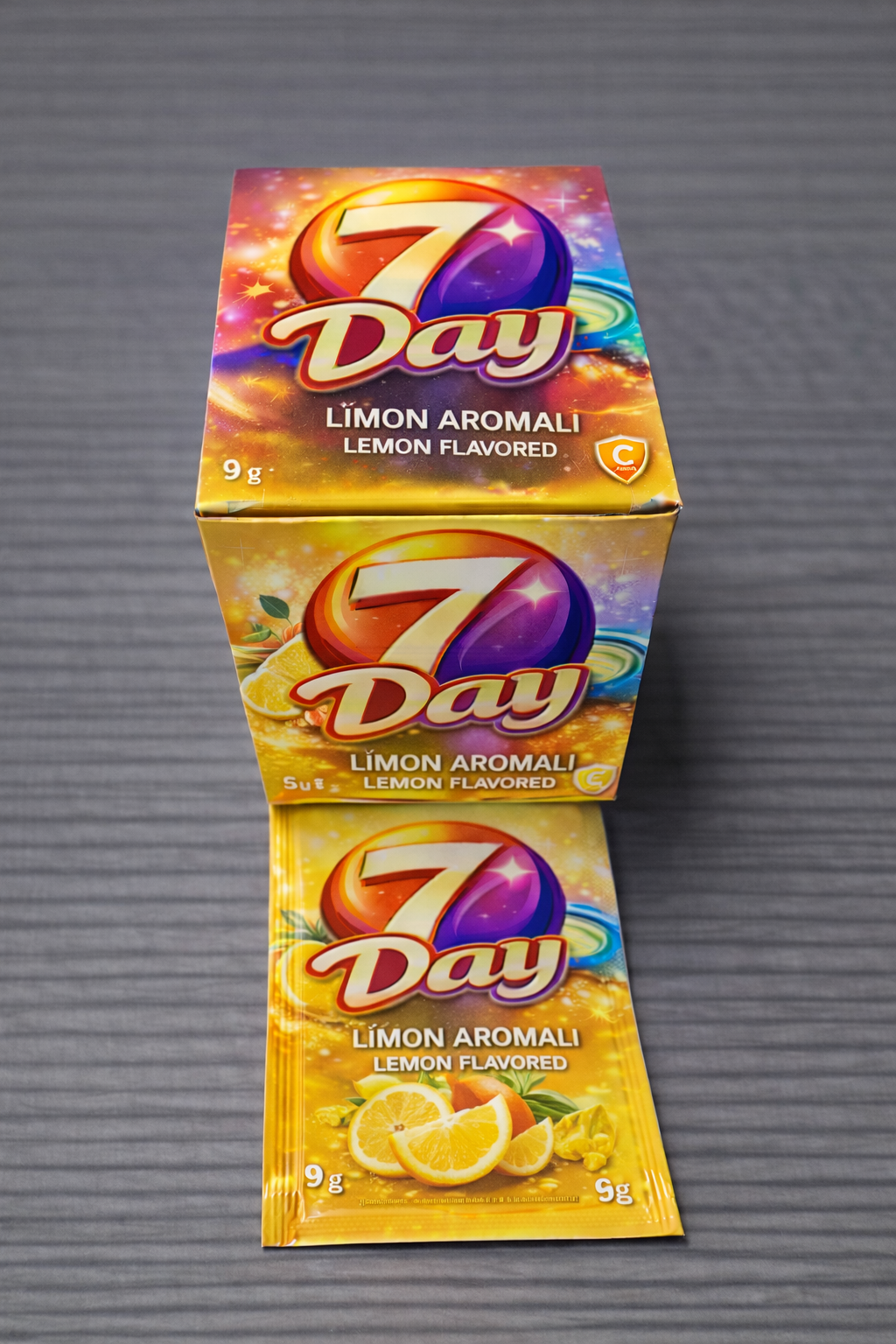 7day aromali toz içecek 9 gr limon 576 adet